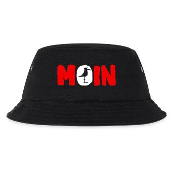 Moin with the seagull - Kids’ Bucket Hat - black - Front