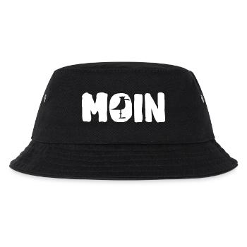 Moin with the seagull - Kids’ Bucket Hat - black - Front