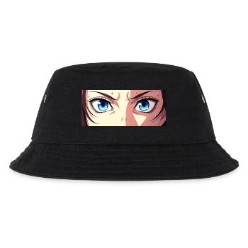 Anime Eyes Blue Iris Manga Fan - Bob Enfant - noir - Devant