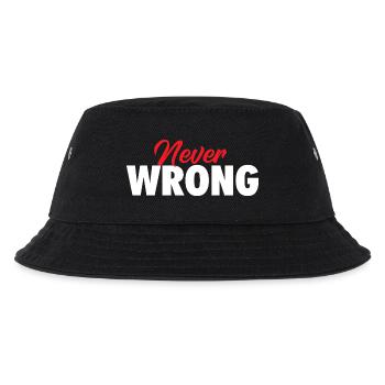 Never Wrong Paaren Zusammenpassen Lustiger Valentinstag - Kinder Bucket Hat - Schwarz - Vorne
