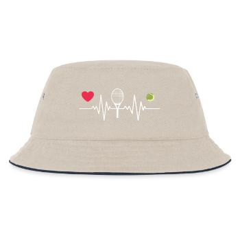 Le tennis est mon battement de cœur - Bob Enfant - blanc cassé/bleu marine - Devant