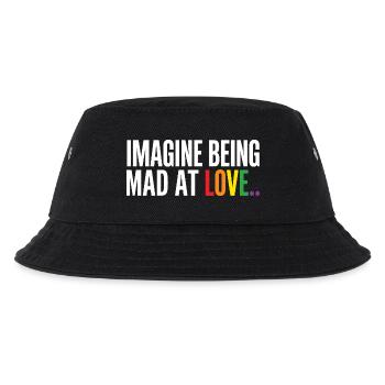 Stell dir vor, wütend auf Love LGBTQ Pride zu sein - Kinder Bucket Hat - Schwarz - Vorne