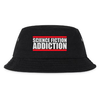 Science Fiction Addict Sci Fi Liebhaber Zitat Text - Kinder Bucket Hat - Schwarz - Vorne