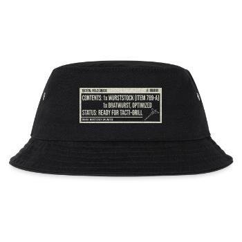 Humour Bratwurst Label Vintage - Bob Enfant - noir - Devant