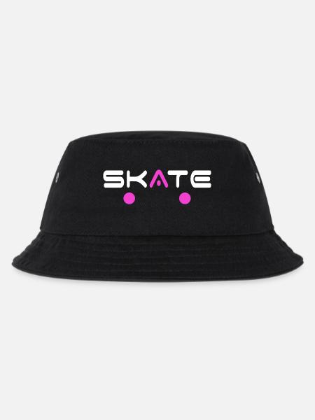 skate skateboarder skate-board halfpipe SK8 deck - Kinder Bucket Hat - Schwarz