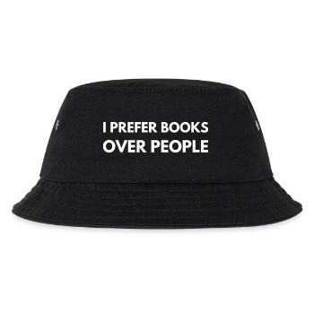 I Prefer Books Over People - Kids’ Bucket Hat - black - Front