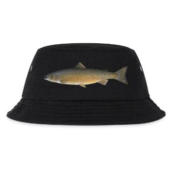 fish471 - Kinder Bucket Hat - Schwarz - Vorne