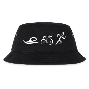 Triathlon - Kinder Bucket Hat - Schwarz - Vorne