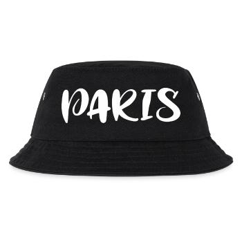 PARIS - Kids’ Bucket Hat - black - Front