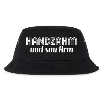 Handzahm und sau Arm - Kinder Bucket Hat - Schwarz - Vorne