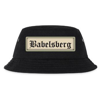 BABELSBERG - Kinder Bucket Hat - Schwarz - Vorne