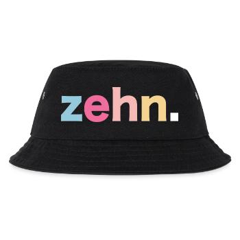 10. Geburtstag Retro Geschenk - Kinder Bucket Hat - Schwarz - Vorne