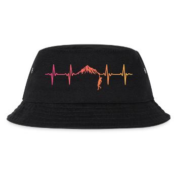 Kletternder Sunset Heartbeat Climber - Kinder Bucket Hat - Schwarz - Vorne
