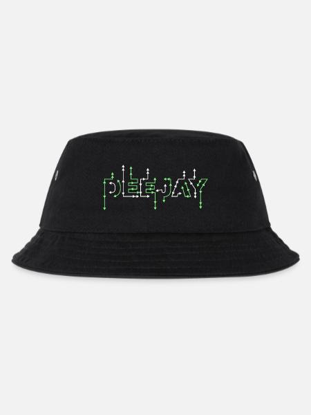 DEEJAY PFEILE WEISS - Kinder Bucket Hat - Schwarz