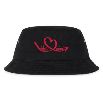 He's mine Heart - Kids’ Bucket Hat - black - Front