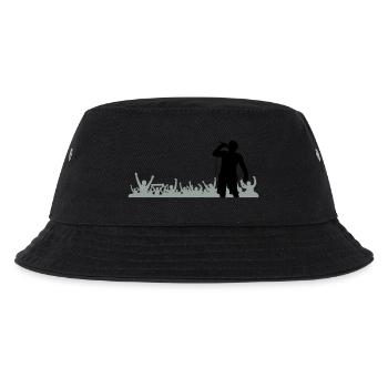 Sänger Band Fans - Kinder Bucket Hat - Schwarz - Vorne
