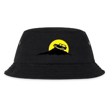 Reise - Berge Jeep - Kinder Bucket Hat - Schwarz - Vorne