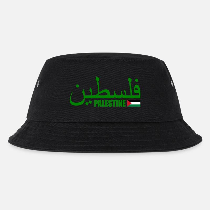 Palästina فلسطين - Kinder Bucket Hat - Schwarz