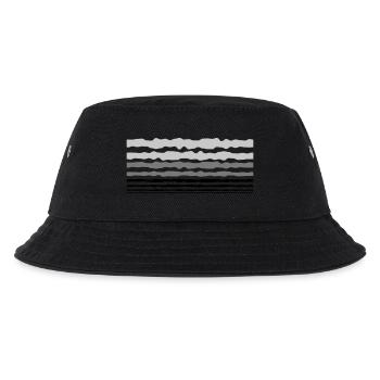 Design Lines Stripes - Kids’ Bucket Hat - black - Front