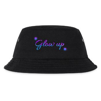 Glow up - Kinder Bucket Hat - Schwarz - Vorne