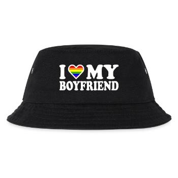 I love my boyfriend - Bob Enfant - noir - Devant
