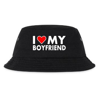 I love my boyfriend - Bob Enfant - noir - Devant