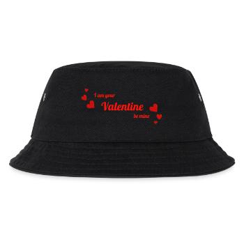 Valentine's Day Valentine's Red Hearts - Kids’ Bucket Hat - black - Front