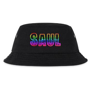 saul rs regenbogen - Kinder Bucket Hat - Schwarz - Vorne