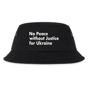 No peace without justice for ukraine - Kids’ Bucket Hat - black - Front