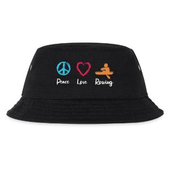 Paix, Amour, Aviron - Bob Enfant - noir - Devant