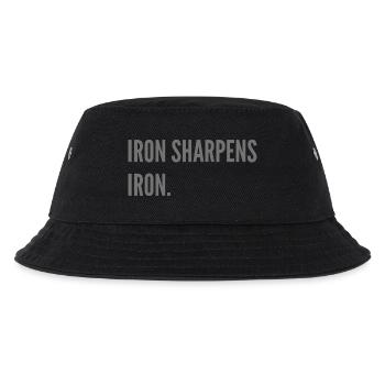 Iron sharpens iron. - Kids’ Bucket Hat - black - Front