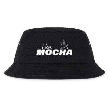 I love MOCHA - Kids’ Bucket Hat - black - Front