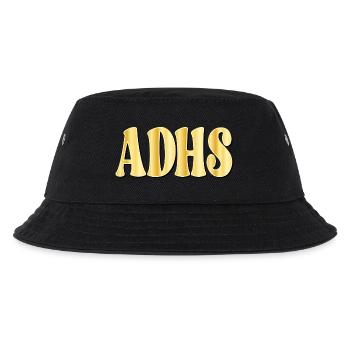 ADHD attention deficit - Kids’ Bucket Hat - black - Front