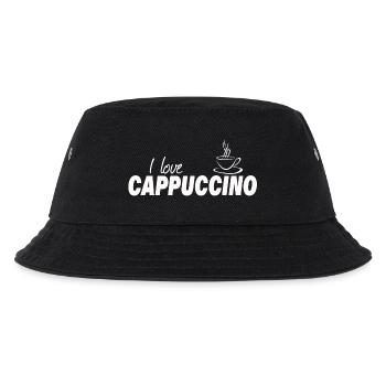 I LOVE CAPPUCCINO - Kids’ Bucket Hat - black - Front