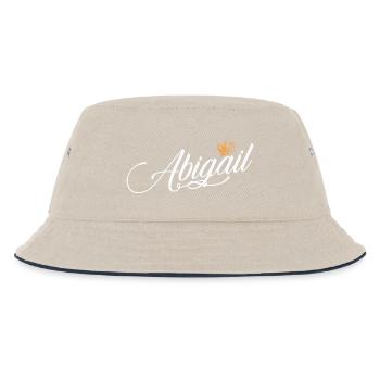 Abigail Nom personnalisé pour les femmes Enfants Tout-petits - - Bob Enfant - blanc cassé/bleu marine - Devant