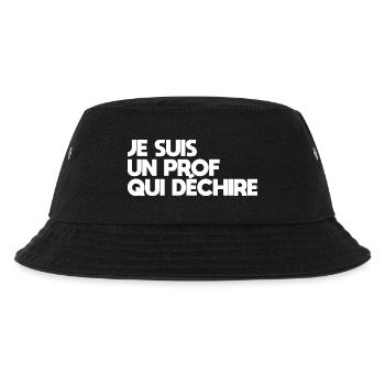 Je suis un prof qui déchire - Bob Enfant - noir - Devant