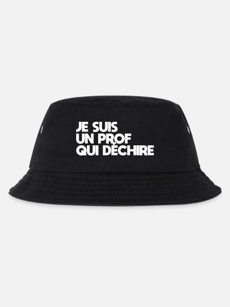 Ich bin ein Lehrer, der rockt - Kinder Bucket Hat - Schwarz