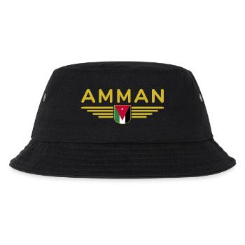 Jordan Amman Fan Outfit T-Shirt Design Gift - Bob Enfant - noir - Devant