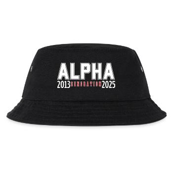 The Alpha Generation 2013-2025 - Kids’ Bucket Hat - black - Front