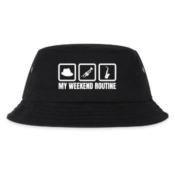 Trompeter Wochenende - Kinder Bucket Hat - Schwarz - Vorne