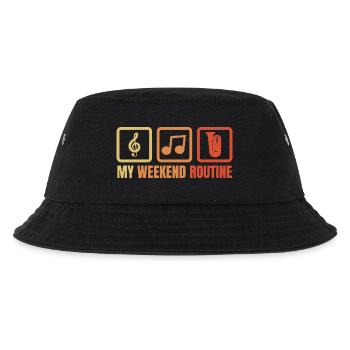 Tuba Weekend - Kids’ Bucket Hat - black - Front