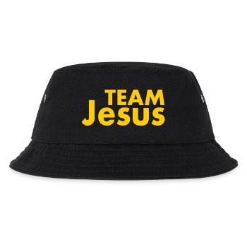 Team jesus - Kinder Bucket Hat - Schwarz - Vorne