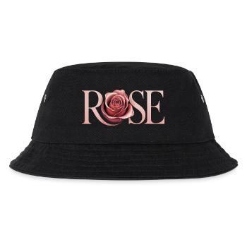 Rose - Logo botanique cool - Bob Enfant - noir - Devant