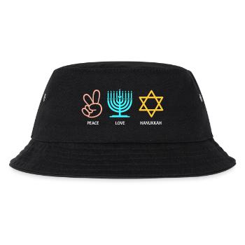 Hanukkah Chanukkah Hanukah - Kids’ Bucket Hat - black - Front