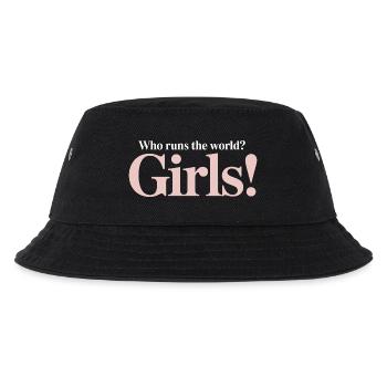 Women Power Who Runs The World Girls Power Girl - Kids’ Bucket Hat - black - Front