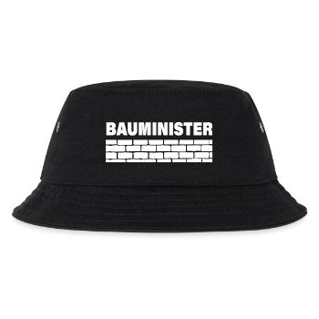 BAUMINISTER - Kinder Bucket Hat - Schwarz - Vorne