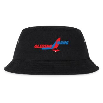 Logo Hang Gliding Color Splash - Kids’ Bucket Hat - black - Front