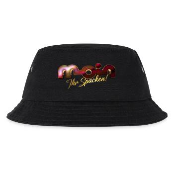 Moin ihr Spacken! - Kinder Bucket Hat - Schwarz - Vorne