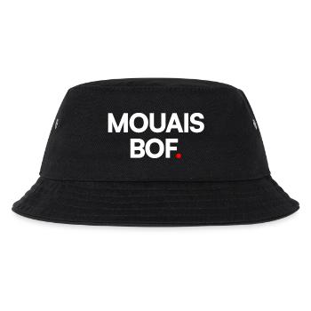 MOUAIS BOF. – Réaction Humour Minimaliste - Bob Enfant - noir - Devant