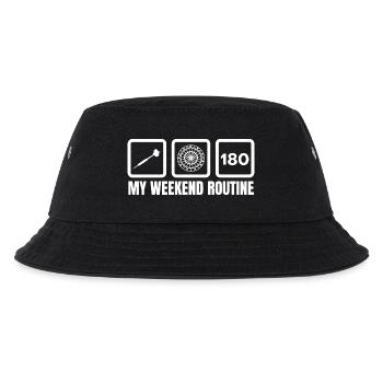 Darts Wochenende - Kinder Bucket Hat - Schwarz - Vorne